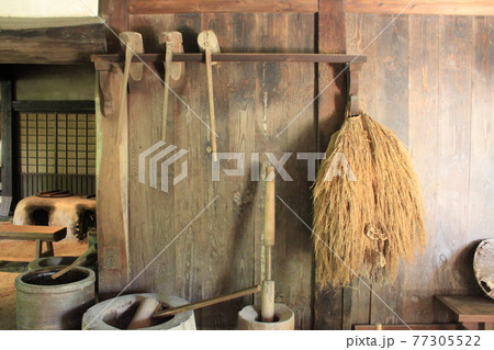 加茂荘花鳥園 庄屋屋敷の土間 加茂荘花鳥園 庄屋屋敷の土間 77305522