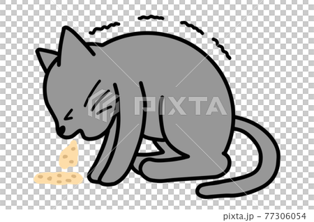 貓嘔吐抽搐 77306054