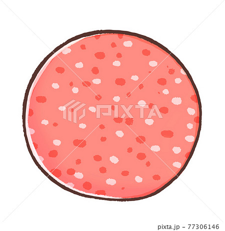 R もっとメルヘンなお肉屋さん サラミ のイラスト素材