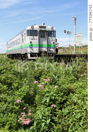 原生花園駅　JR原生花園駅　B75　釧網本線　小清水原生花園 77306742