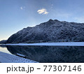2021初雪金華山の雪化粧 77307146