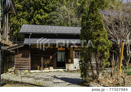 智頭宿　板井原集落　古民家カフェ和佳　鳥取県八頭郡智頭町 77307984