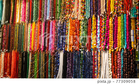 Set of rosary praying beads of for meditation and praying Set of rosary praying beads of for meditation and praying 77309058