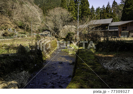 智頭宿　板井原集落　鳥取県八頭郡智頭町 77309327