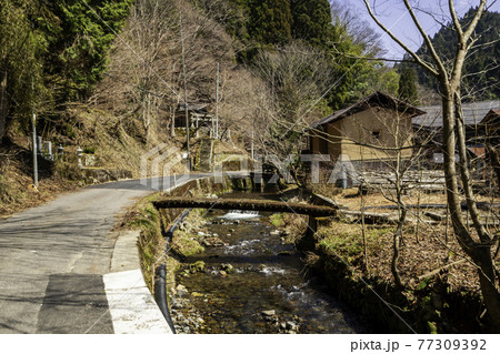 智頭宿 板井原集落 鳥取県八頭郡智頭町 智頭宿 板井原集落 鳥取県八頭郡智頭町 77309392