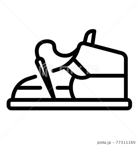 Needle shoe repair icon, outline style 77311160