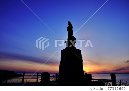 夕日とほたて観音 夕日とほたて観音 77312692