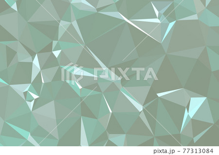 Abstract textured Green polygonal background. low poly geometric consisting of triangles of different sizes and colors. use in design cover, presentation, business card or website. 77313084