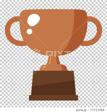 Cute trophy illustration_copper 77313468