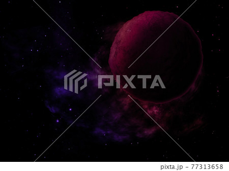 Planets in a space against stars and nebula. Planets in a space against stars and nebula. 77313658