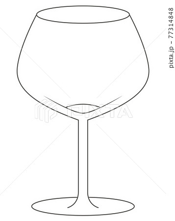 ワイングラスのイラストのイラスト素材 ワイングラスのイラストのイラスト素材