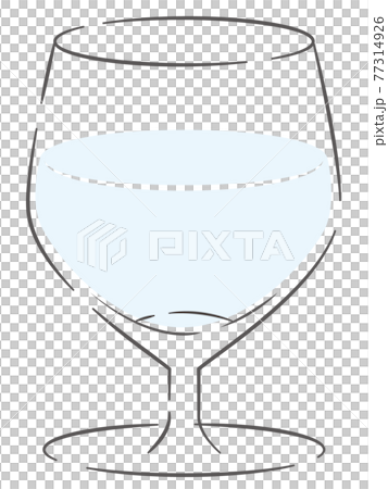 Illustration of a wine glass - Stock Illustration [77314926] - PIXTA