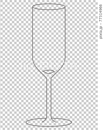 一個酒杯的插圖 77314966