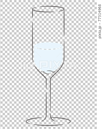 一個酒杯的插圖 77314968