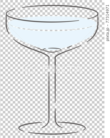 Illustration of a wine glass - Stock Illustration [77314971] - PIXTA