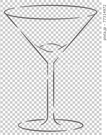 Illustration of a wine glass - Stock Illustration [77314972] - PIXTA
