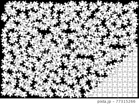 パズルのイラスト背景素材のイラスト素材
