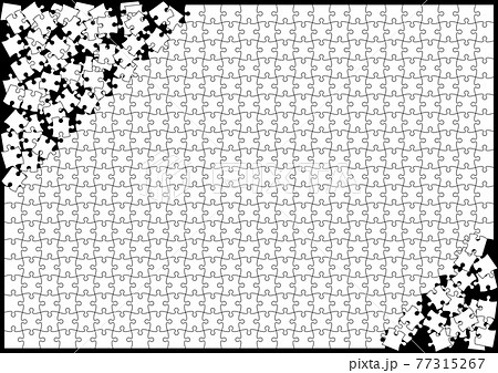 パズルのイラスト背景素材のイラスト素材