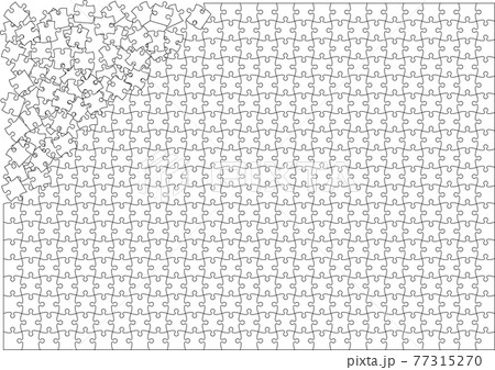 パズルのイラスト背景素材のイラスト素材