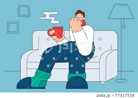 Flu, infection, getting cold concept Flu, infection, getting cold concept 77317538