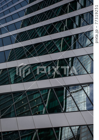 High rise buildings of Moscow business center Moscow - city 77319251