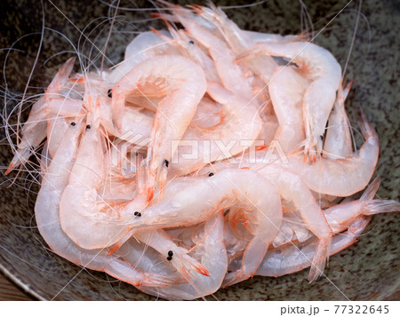 刺身用のシラエビ 77322645