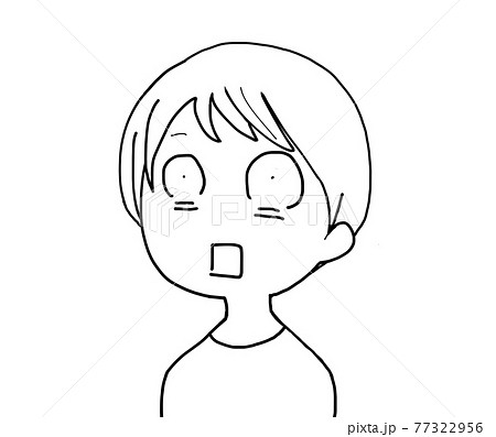 真っ白になった男性 真っ白になった男性 77322956