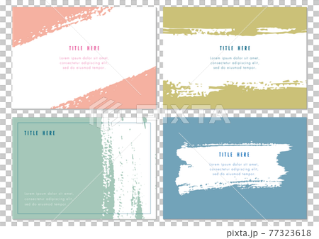 畫筆圖案素材模板 77323618