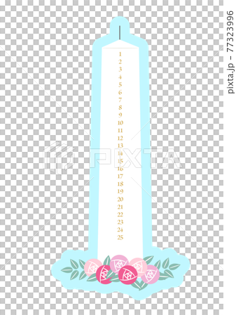 Wedding candles Wedding-related accessories single item illustration Wedding candles Wedding-related accessories single item illustration 77323996