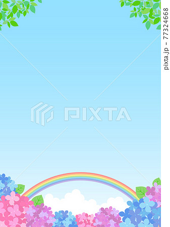 梅雨の紫陽花 背景フレーム ☆ バリエーション多数 梅雨の紫陽花 背景フレーム ☆ バリエーション多数 77324668
