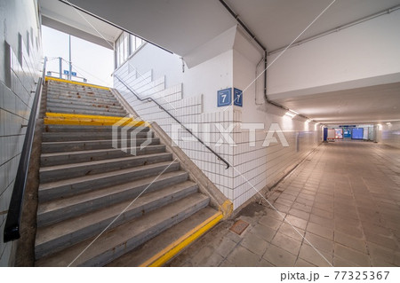 Stairway in station Stairway in station 77325367