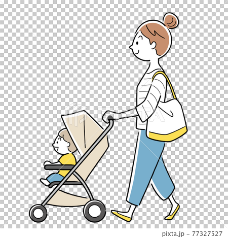 Childcare vector clearance stroller