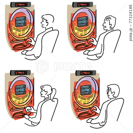 パチスロで遊ぶ人セット 77328186