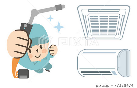 エアコンの清掃員 77328474