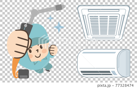 エアコンの清掃員 77328474