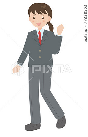 ジェンダーレス制服の女子学生 ジェンダーレス制服の女子学生 77328503