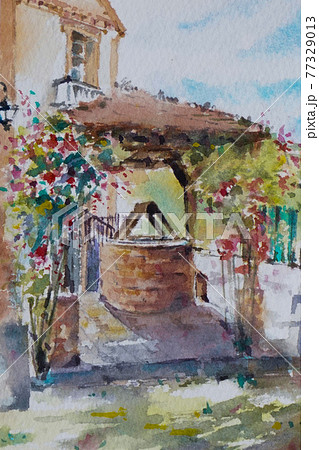 南フランスの小さな村 南フランスの小さな村 77329013