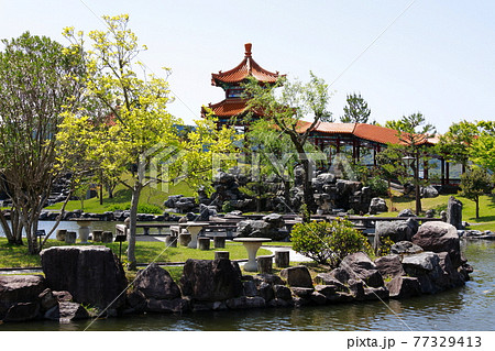 中国庭園 中国庭園 77329413
