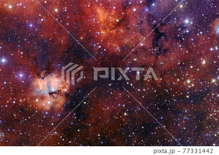 Cluster of stars. Nebula. Elements of this image furnished by NASA Cluster of stars. Nebula. Elements of this image furnished by NASA 77331442