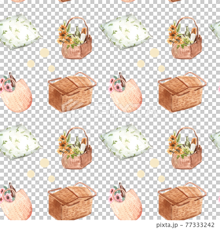 Spring cottagecore pattern watercolor Spring cottagecore pattern watercolor 77333242