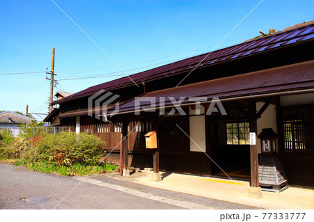 JR中央本線贄川駅前の風景 JR中央本線贄川駅前の風景 77333777