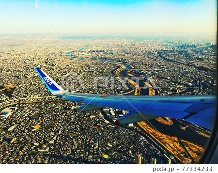 ANA東京上空 77334233