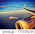 富士山上空空撮 77334239
