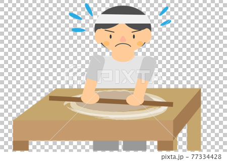 蕎麥工匠正在種植蕎麥麵 77334428