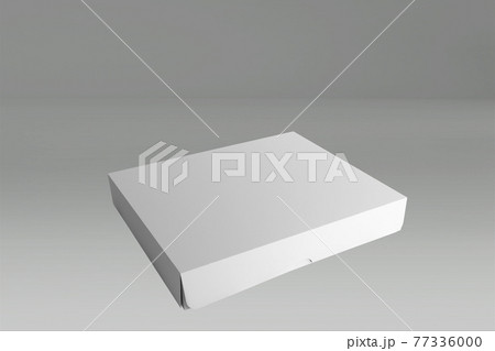 3d rendering of a white rectangle box with a closed lid on gray background. suitable for your project element. 3d rendering of a white rectangle box with a closed lid on gray background. suitable for your project element. 77336000