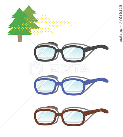 花粉対策用メガネ 77336358