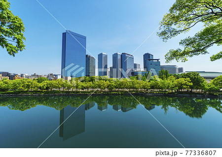 OBP　大阪ビジネスパーク　2021年5月　【大阪都市風景】 77336807