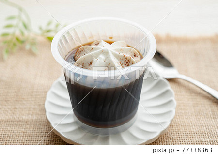 冷たいコーヒーゼリー 冷たいコーヒーゼリー 77338363