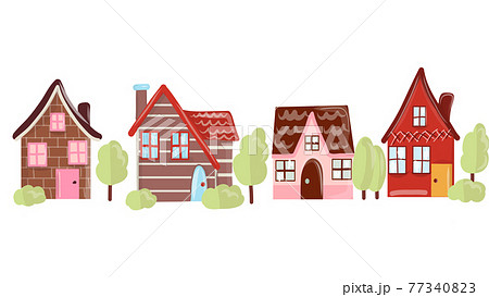 House set vector House set vector 77340823