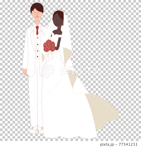 国際結婚　日本人男性と黒人女性 77341231
